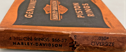 NEW GENUINE HARLEY DAVIDSON 266-37S PISTON RINGS .030" O/S