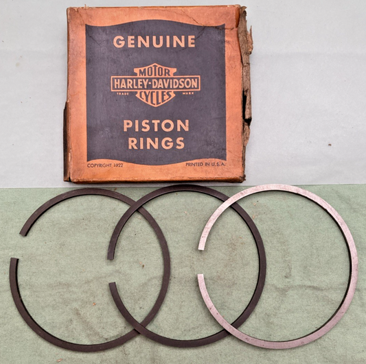 NEW GENUINE HARLEY DAVIDSON 266-37S PISTON RINGS .030" O/S