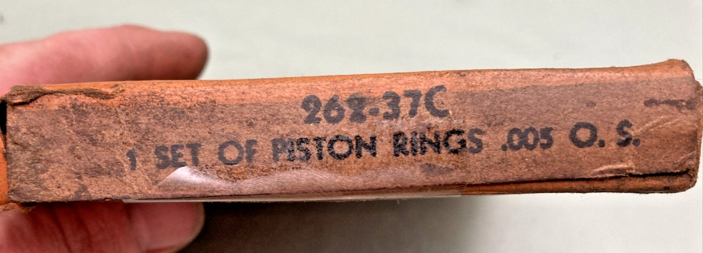 NEW GENUINE HARLEY DAVIDSON 262-37C PISTON RINGS .005" O/S
