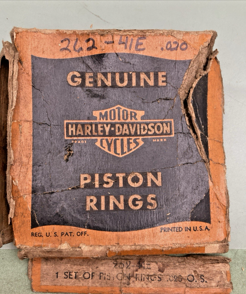 NEW GENUINE HARLEY DAVIDSON 262-41E PISTON RINGS .020 O/S