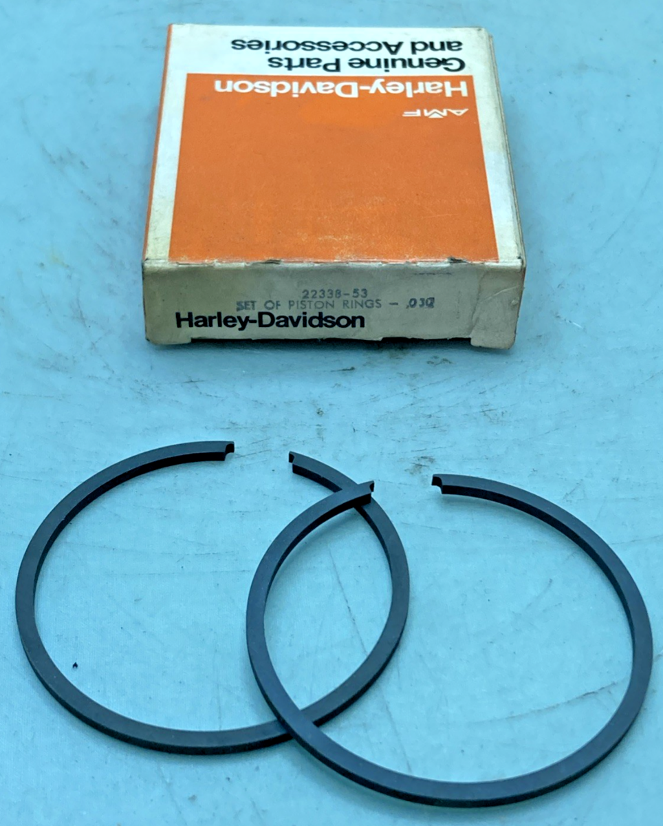 NEW GENUINE HARLEY DAVIDSON 22338-53 PISTON RING SET