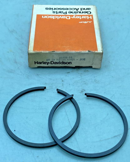 NEW GENUINE HARLEY DAVIDSON 22338-53 PISTON RING SET