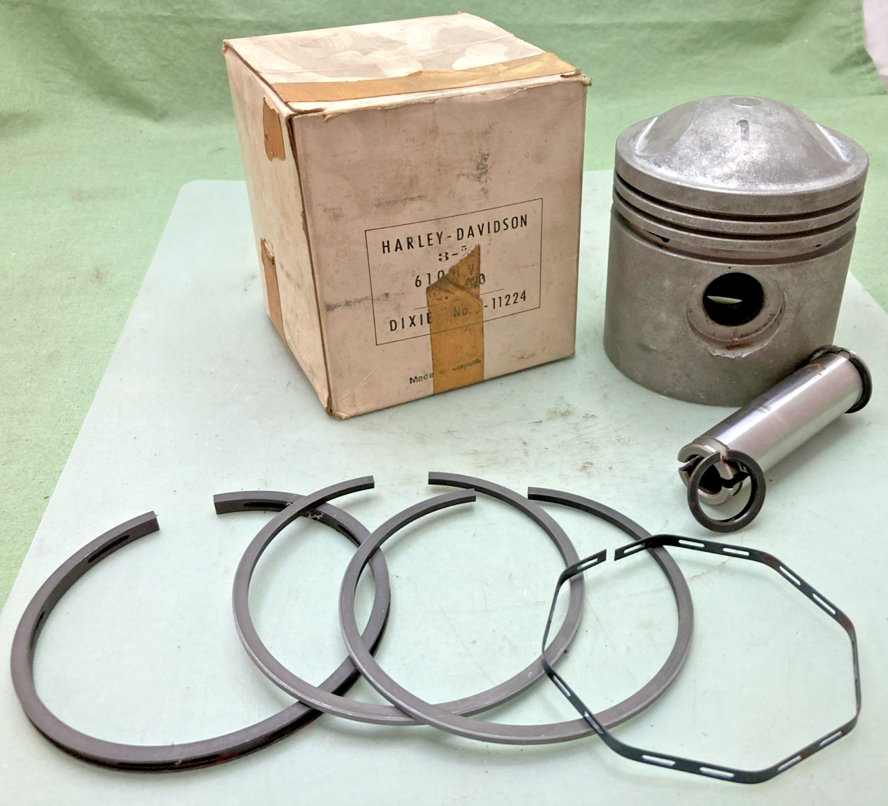 NEW GENUINE DIXIE J-11224 PISTON KIT WITHOUT INSTRUCTIONS FOR HARLEY DAVIDSON