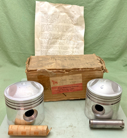 NEW GENUINE DIXIE SUPERIOR 11224 PISTON KIT FOR HARLEY DAVIDSON INCOMPLETE KIT