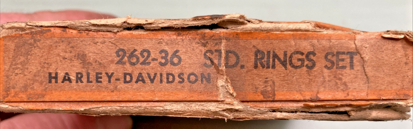 NEW GENUINE HARLEY DAVIDSON 262-36 PISTON RINGS STD