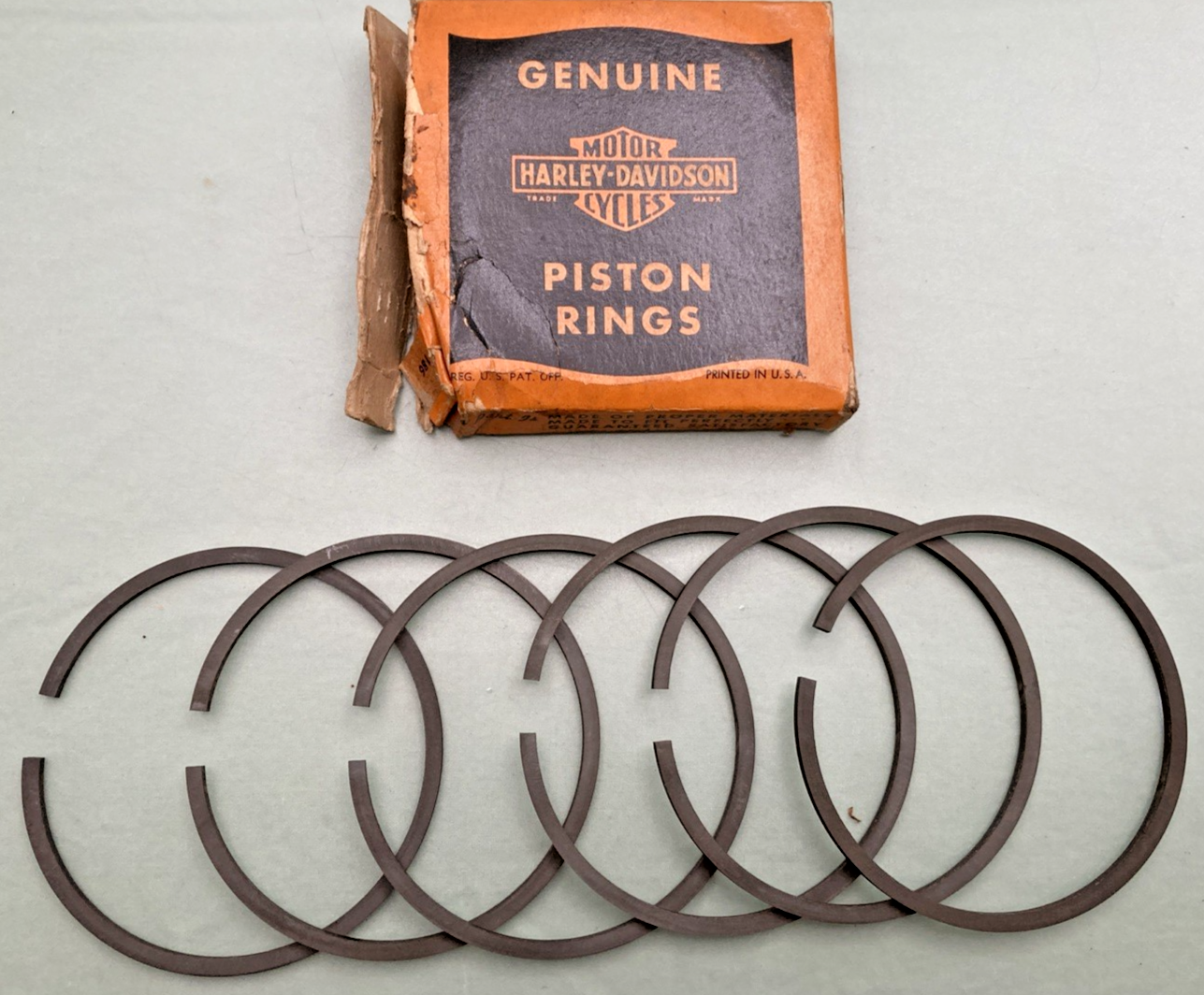 NEW GENUINE HARLEY DAVIDSON 262-36 PISTON RINGS STD
