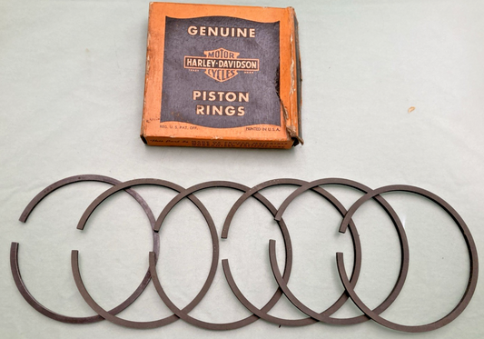 NEW GENUINE HARLEY DAVIDSON 262-37 PISTON RINGS STD
