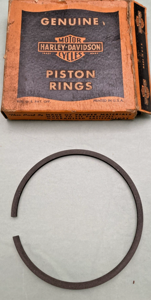 NEW GENUINE HARLEY DAVIDSON 262-37 PISTON RINGS STD (ONLY 1 RING)