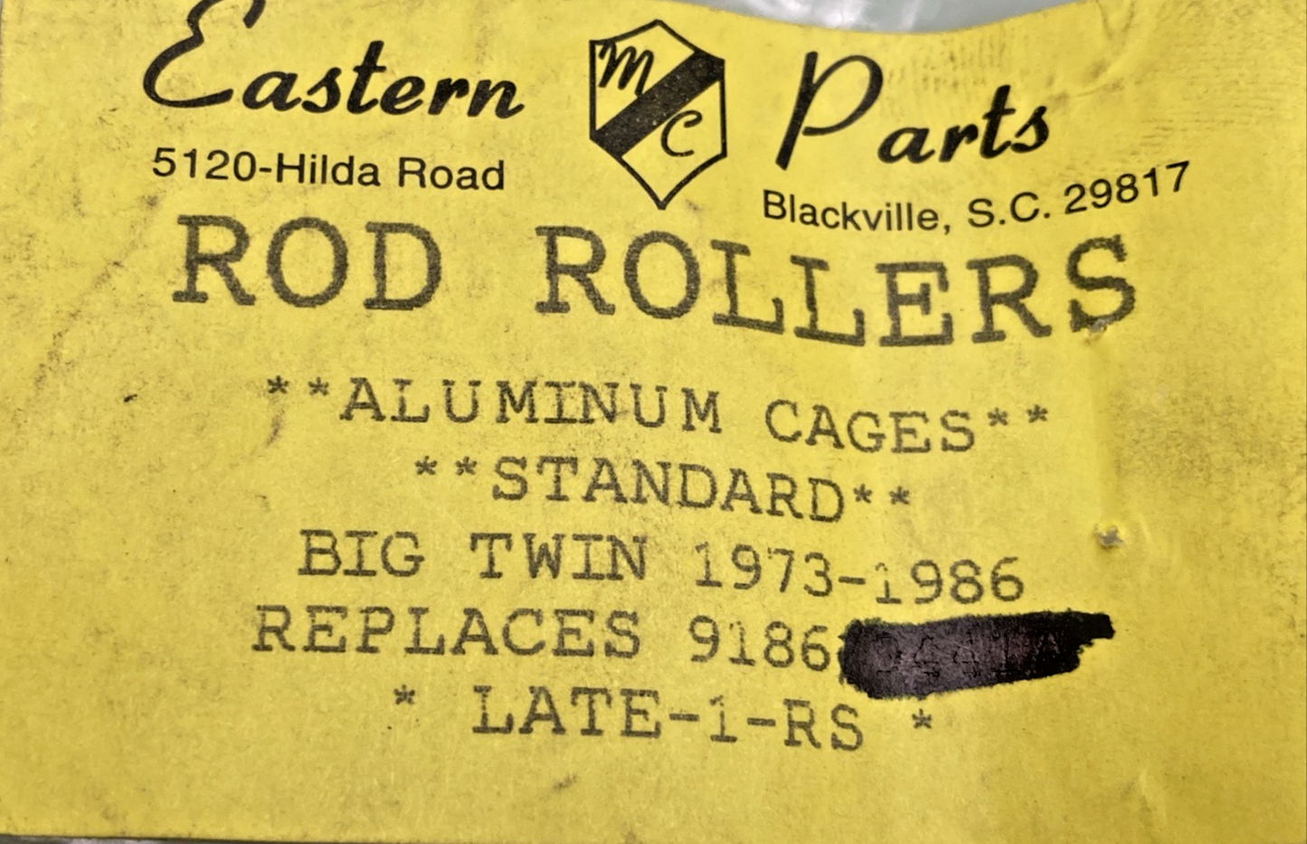 QTY 17 NEW GENUINE EASTERN PARTS 9186 BEARING ROD STD 73'-86' BIG TWIN