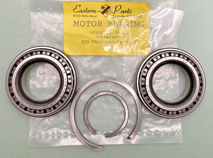 NEW GENUINE EASTERN PARTS 9028 MOTOR BEARING, SPROCKET SHAFT, BIG TWIN 69'- PRES