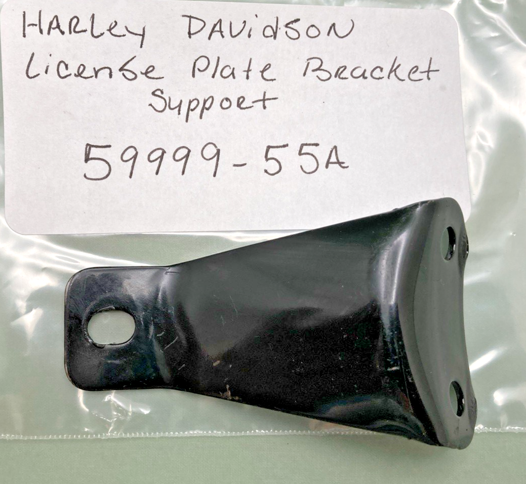 NEW REPLACES HARLEY DAVIDSON 59999-55A SUPPORT, LICENSE PLATE BRACKET