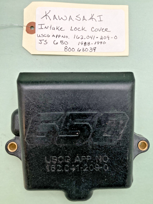 NEW REPLACES KAWASKAI 80063039 INTAKE LOCK COVER, JS 650 '88-'90 (162.041-209-0)