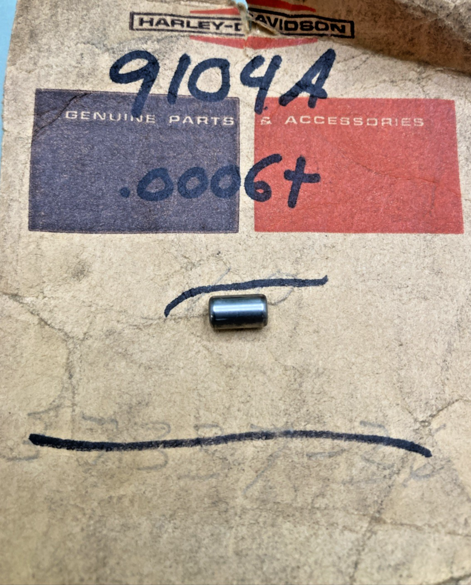 QTY 5 NEW GENUINE HARLEY DAVIDSON 9104A ROLLER BEARING (.0006+)