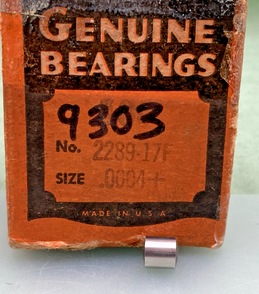 QTY 10 NEW GENUINE HARLEY DAVIDSON 9303 ROLLER BEARING (2289-17F)