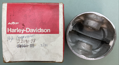 NEW GENUINE HARLEY DAVIDSON 22191-78 Piston, High Compression