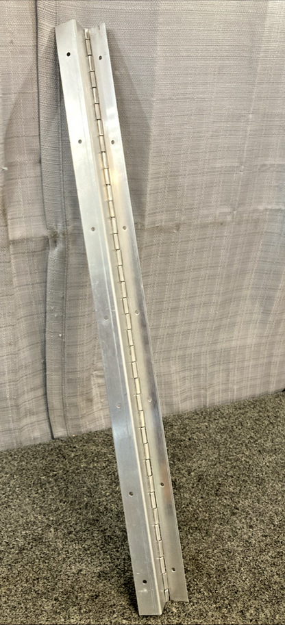 NEW ALUMINUM OFFSET PIANO HINGE 1" X 2" X 27" 14 MOUNTING HOLES