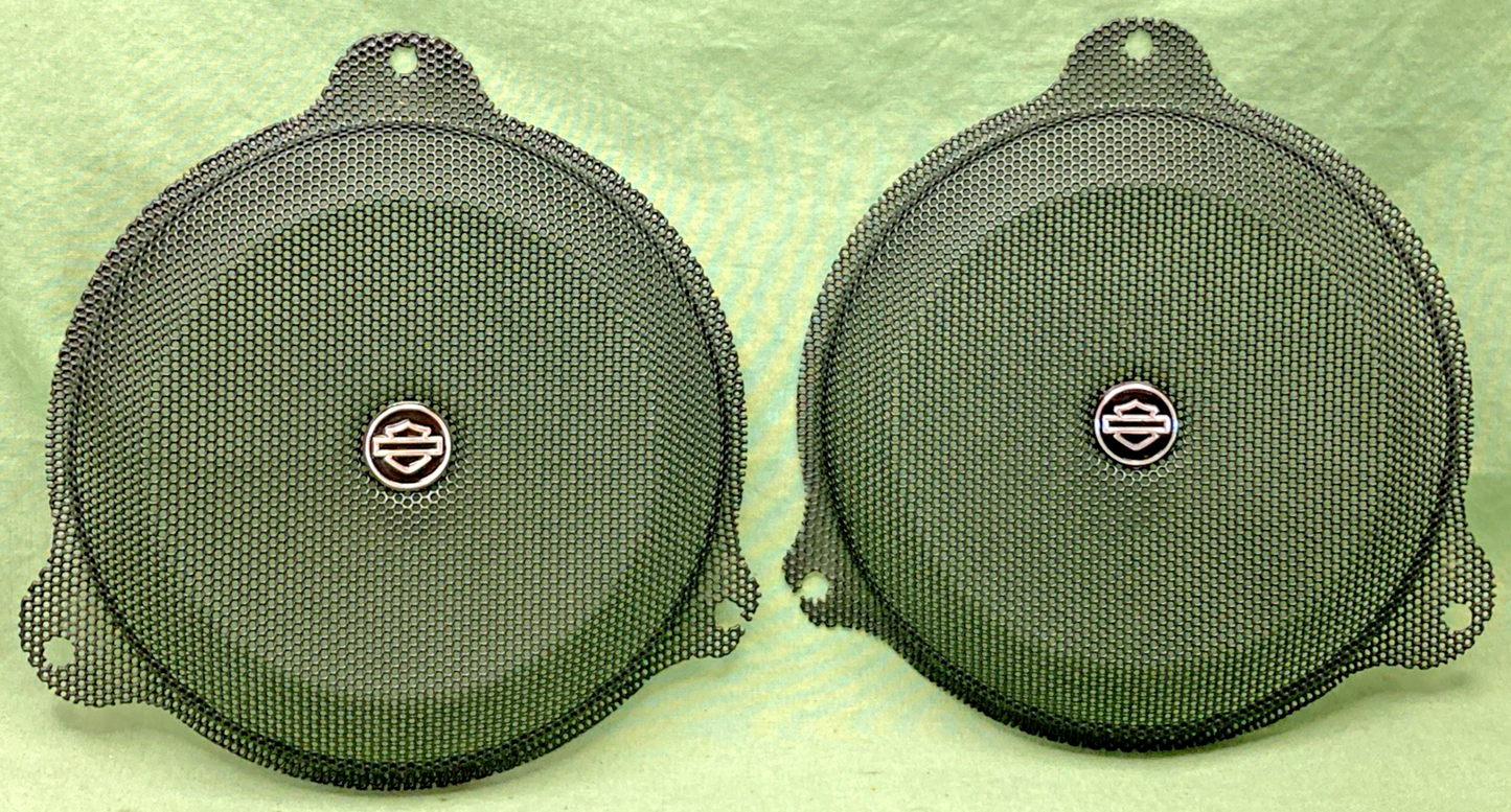 NEW GENUINE HARLEY DAVIDSON TOURING BAR & SHIELD FAIRING SPEAKER COVERS