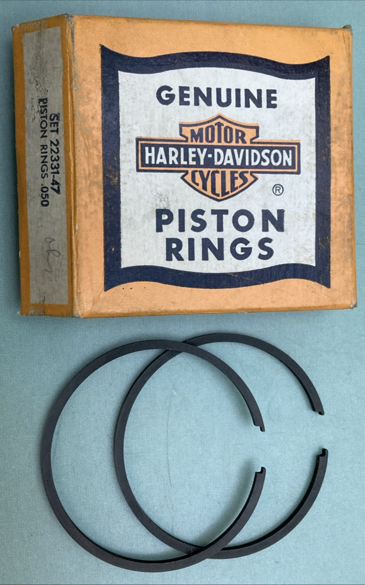 NEW GENUINE HARLEY DAVIDSON 22331-47 Piston Ring Set .050"