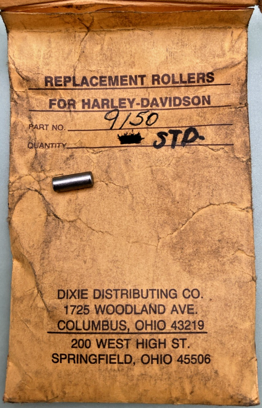 QTY 63 NEW GENUINE DIXIE DISTRIBUTING 9150 ROLLER BEARING, HARLEY DAVIDSON