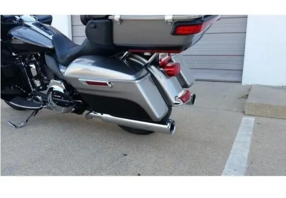 NEW GENUINE D&D 630N-32TG CHROME BILLET CAT DIABLO GHOST PIPE EXHAUST FOR HD