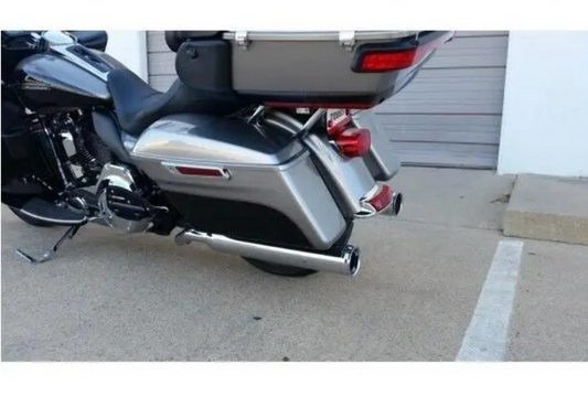 NEW GENUINE D&D 630N-32TG CHROME BILLET CAT DIABLO GHOST PIPE EXHAUST FOR HD