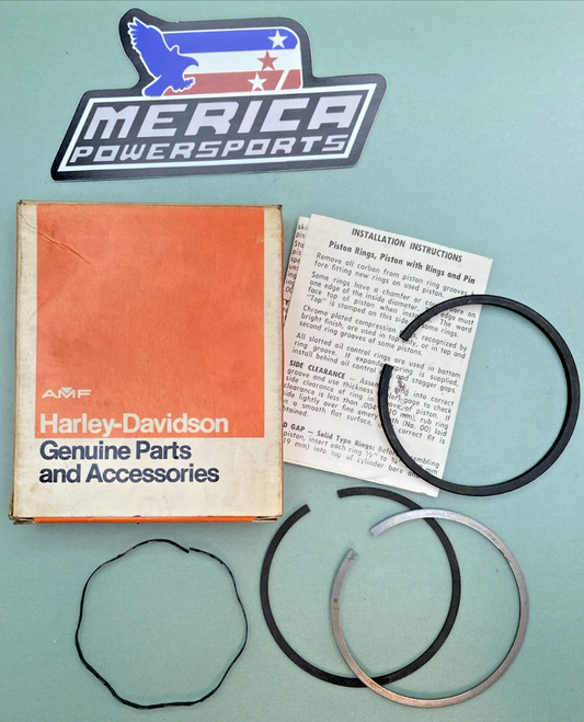NEW GENUINE HARLEY DAVIDSON 22357-52B Piston Ring Set