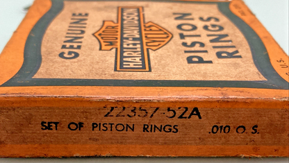 NEW GENUINE HARLEY DAVIDSON 22357-52A PISTON RING SET .010