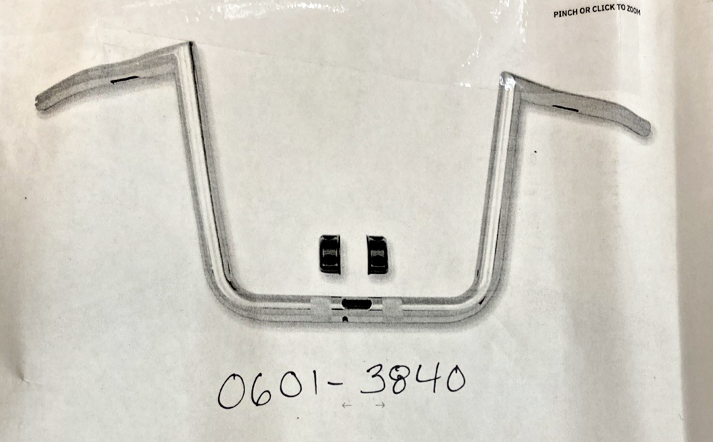 NEW REPLACES LA CHOPPERS LA-7312-63 APE HANGER HANDLE BAR 0601-3840