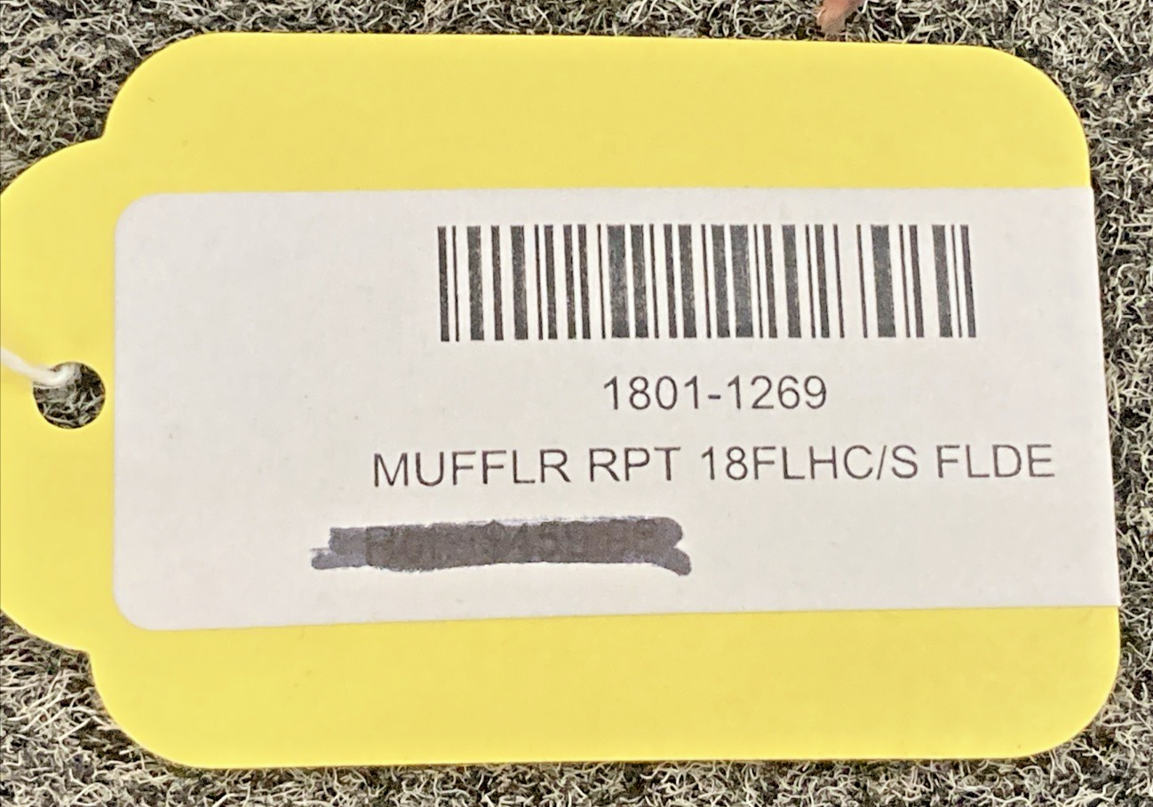 NEW REPLACES COBRA 6058 3" SLIP ON MUFFLER, CHROME