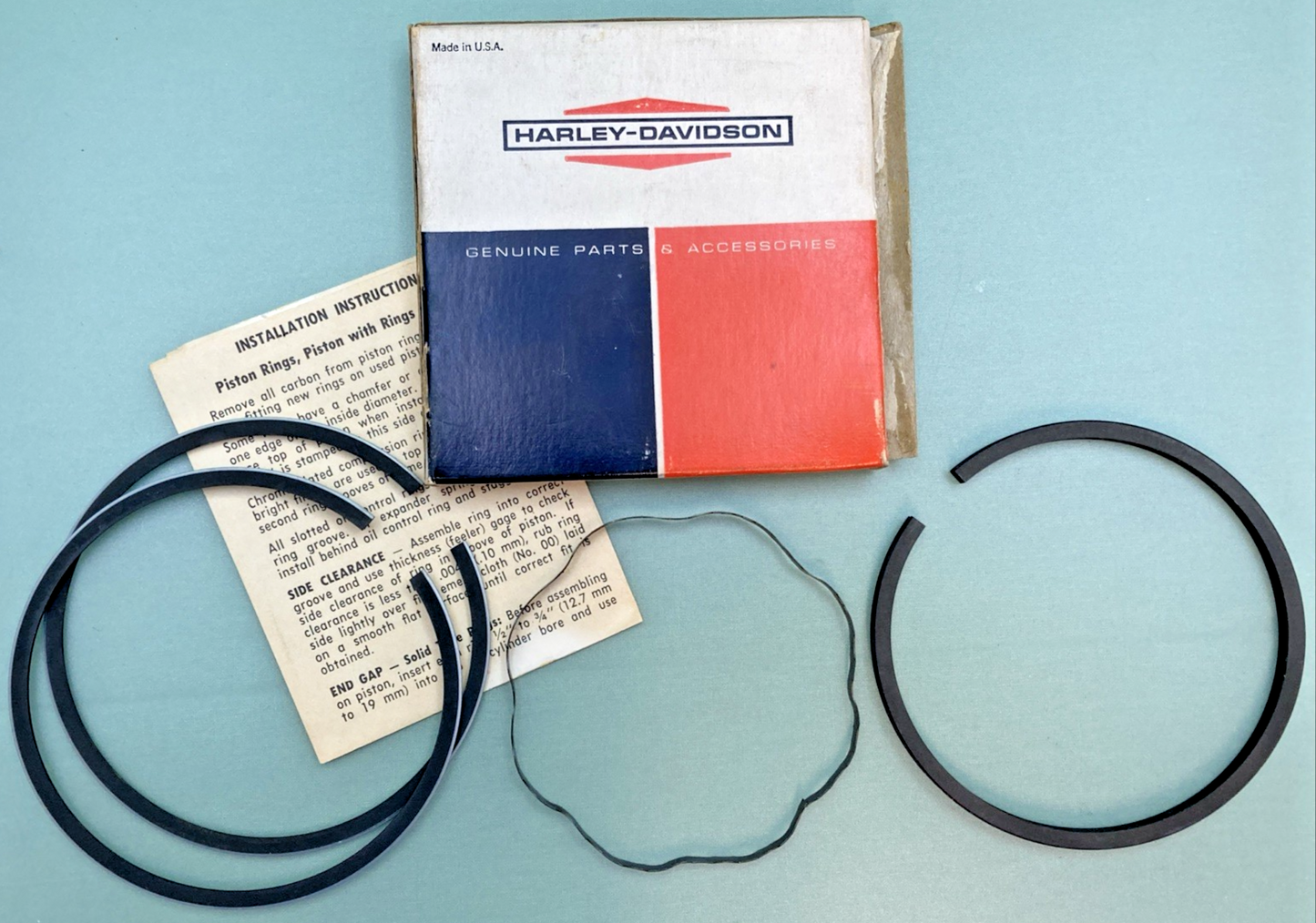 NEW GENUINE HARLEY DAVIDSON 22355-53 Set of Piston Rings