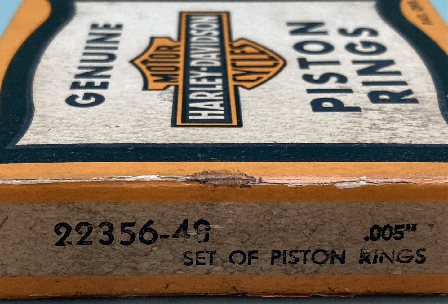 NEW GENUINE HARLEY DAVIDSON 22356-48 Set of Piston Rings .005"