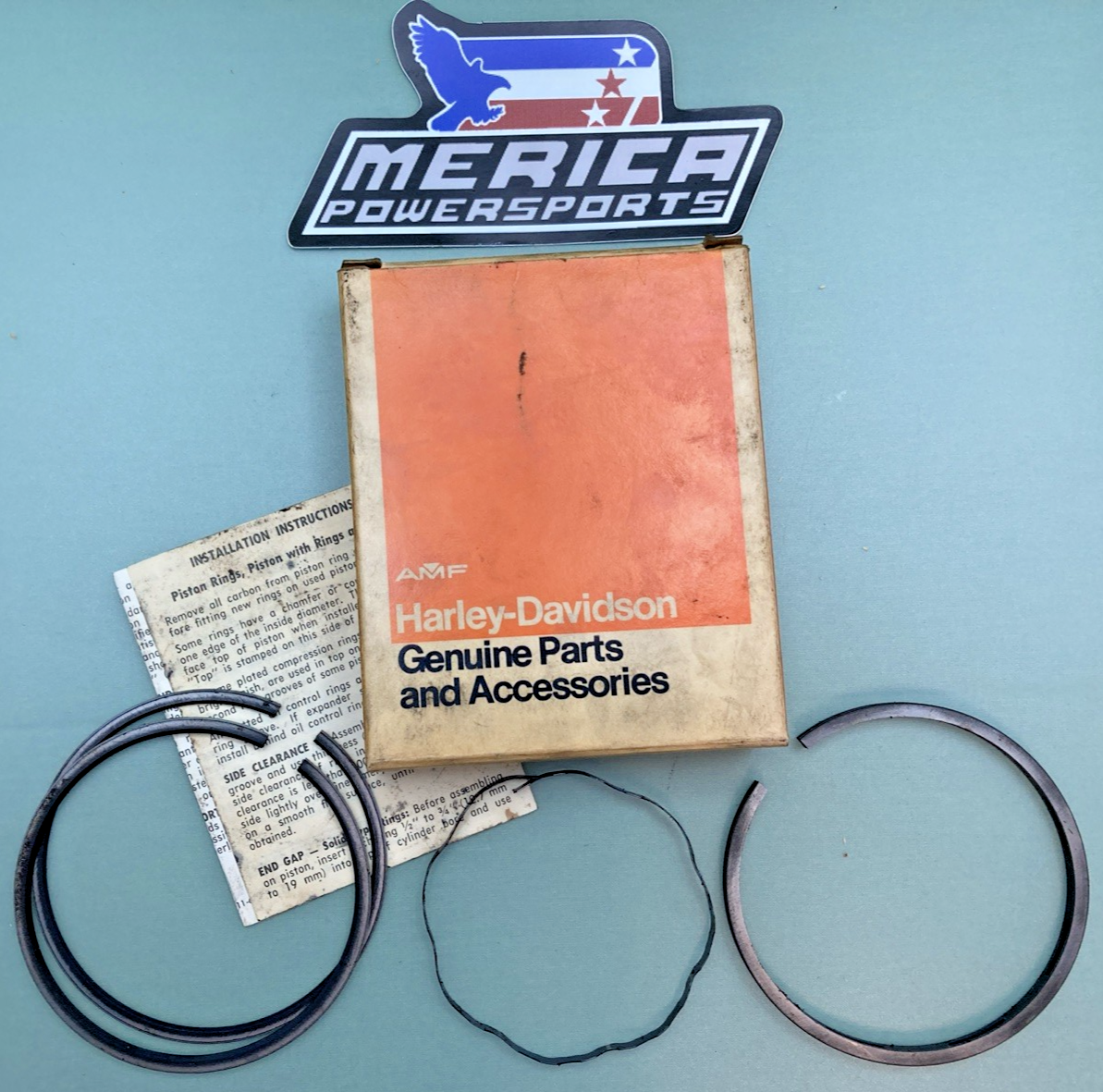 NEW GENUINE HARLEY DAVIDSON 22355-72 Piston Ring Set