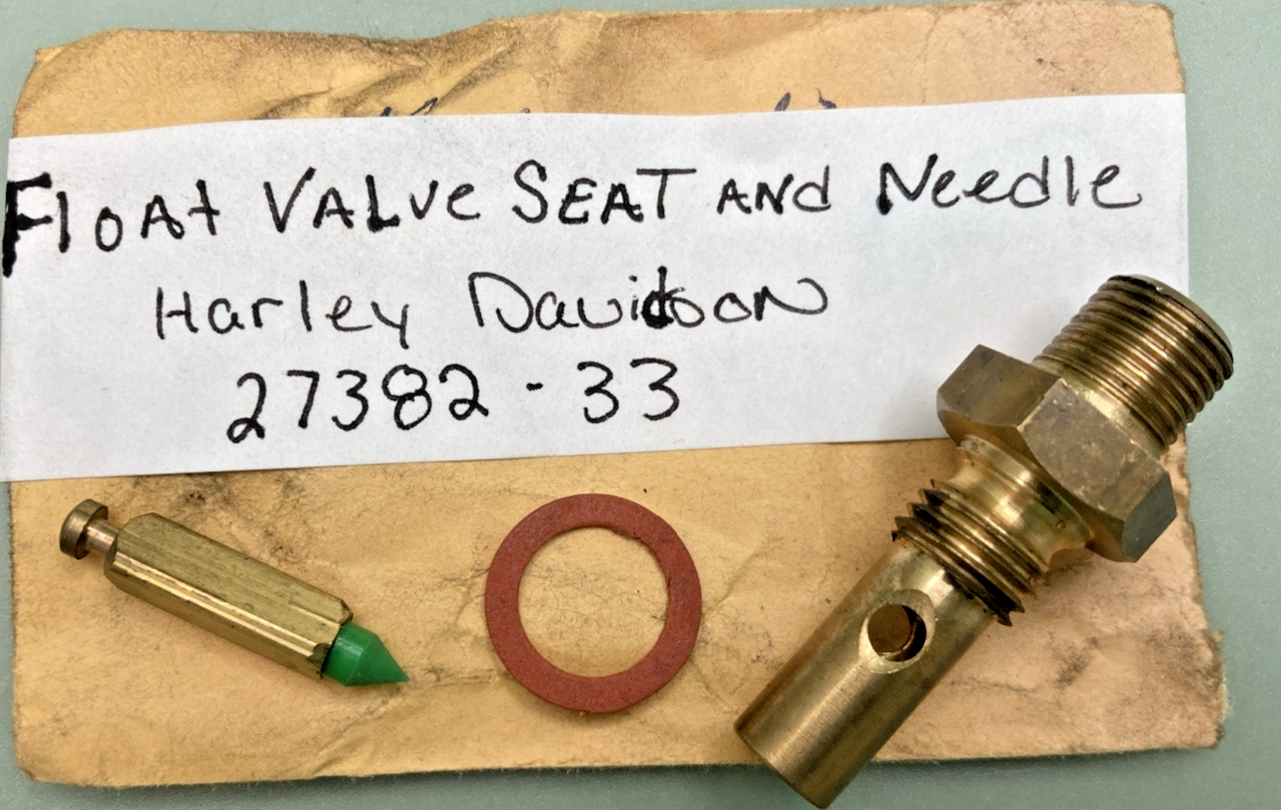 NEW REPLACES HARLEY DAVIDSON 27382-33 CARBURETOR LINKERT FLOAT NEEDLE & SEAT SET