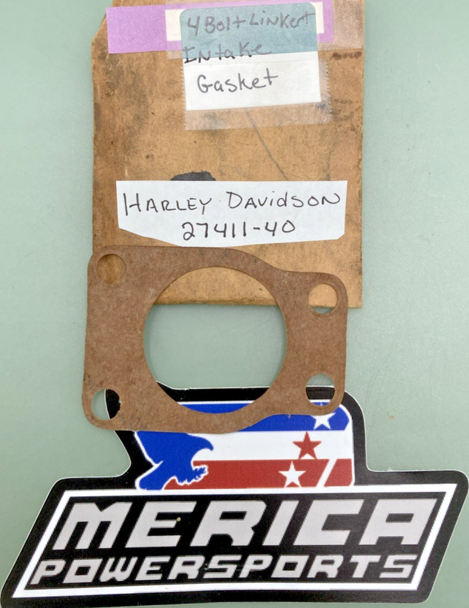 NEW REPLACES HARLEY DAVIDSON 27410-52 4-BOLT LINKERT INTAKE GASKET