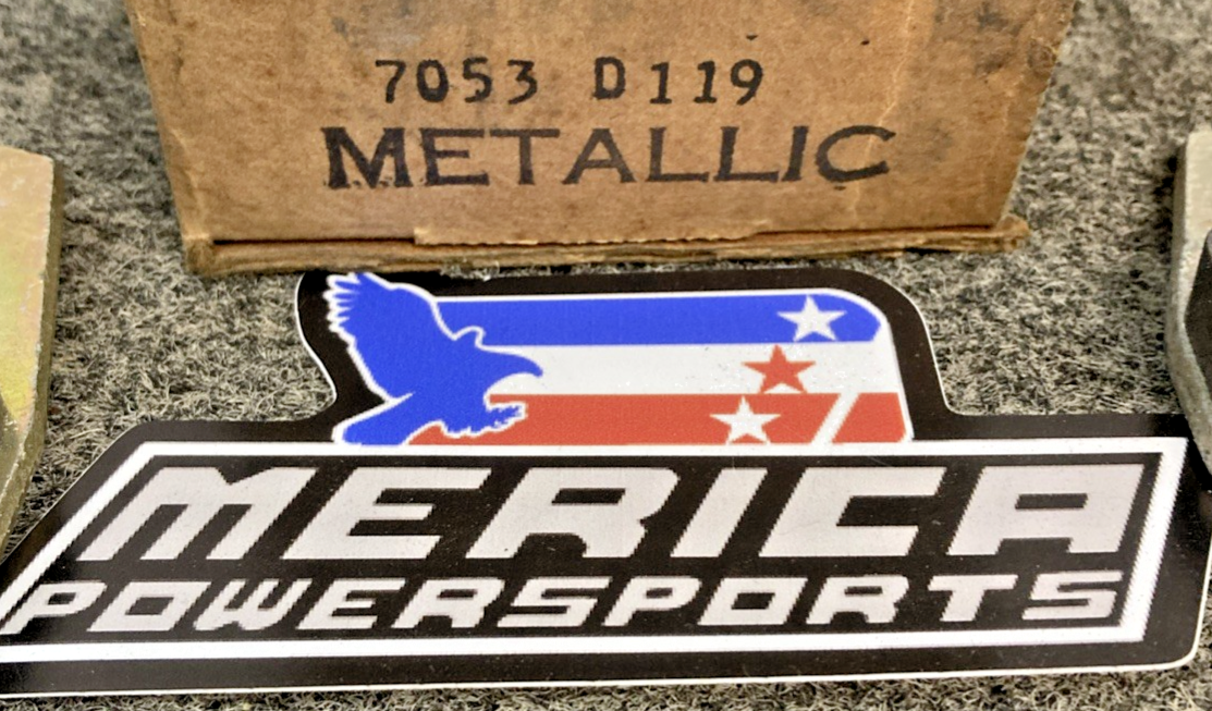 NEW 7053 5119 METALLIC FRONT BRAKE PADS: BUICK, CHEVY, OLDSMOBILE, & PONTIAC