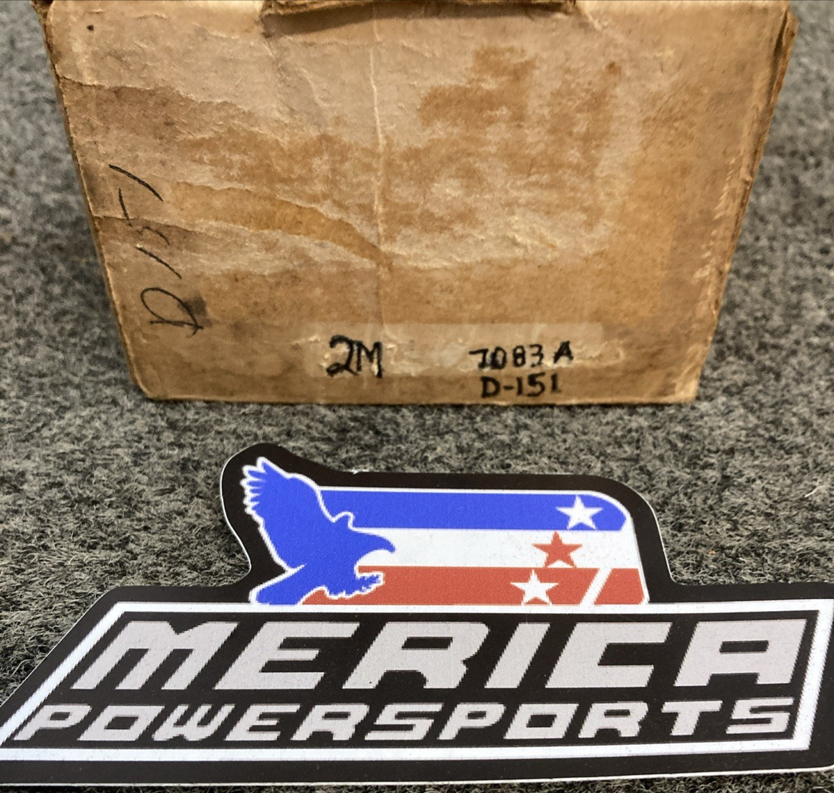 NEW 7083A D-151 FRONT DISC BRAKE PAD SET, FORD MUSTANG 1980-1981 (4 CYL)