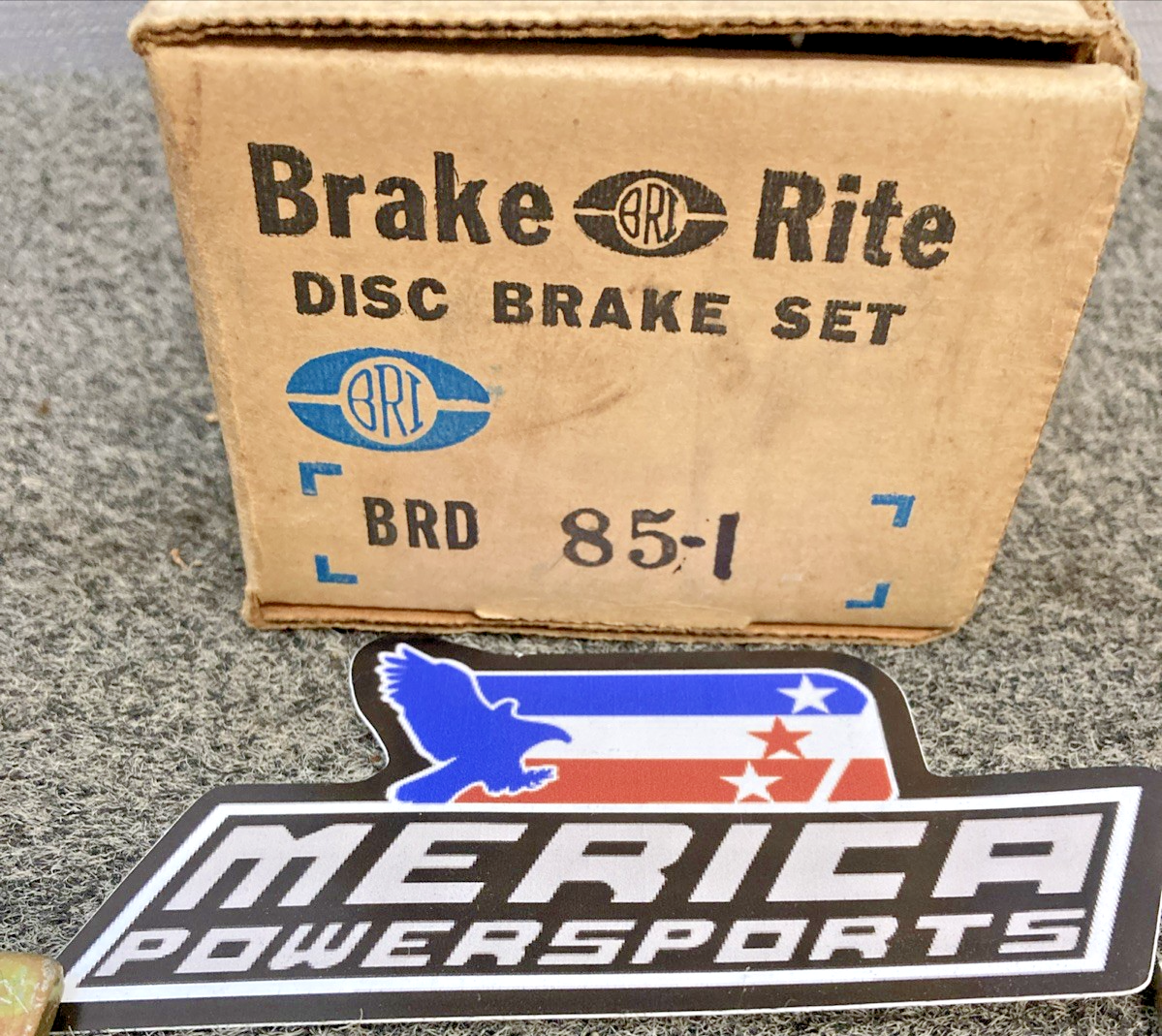 NEW BRAKE RITE BRD 85-1 FRONT DISC BRAKE PAD SET