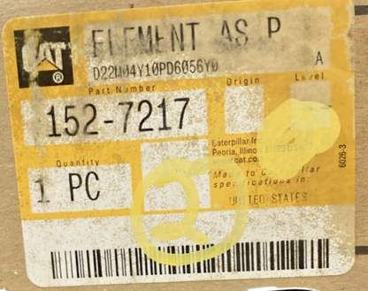NEW GENUINE CATERPILLAR 152-7217 ELEMENT ASSEMBLY-PRIMARY