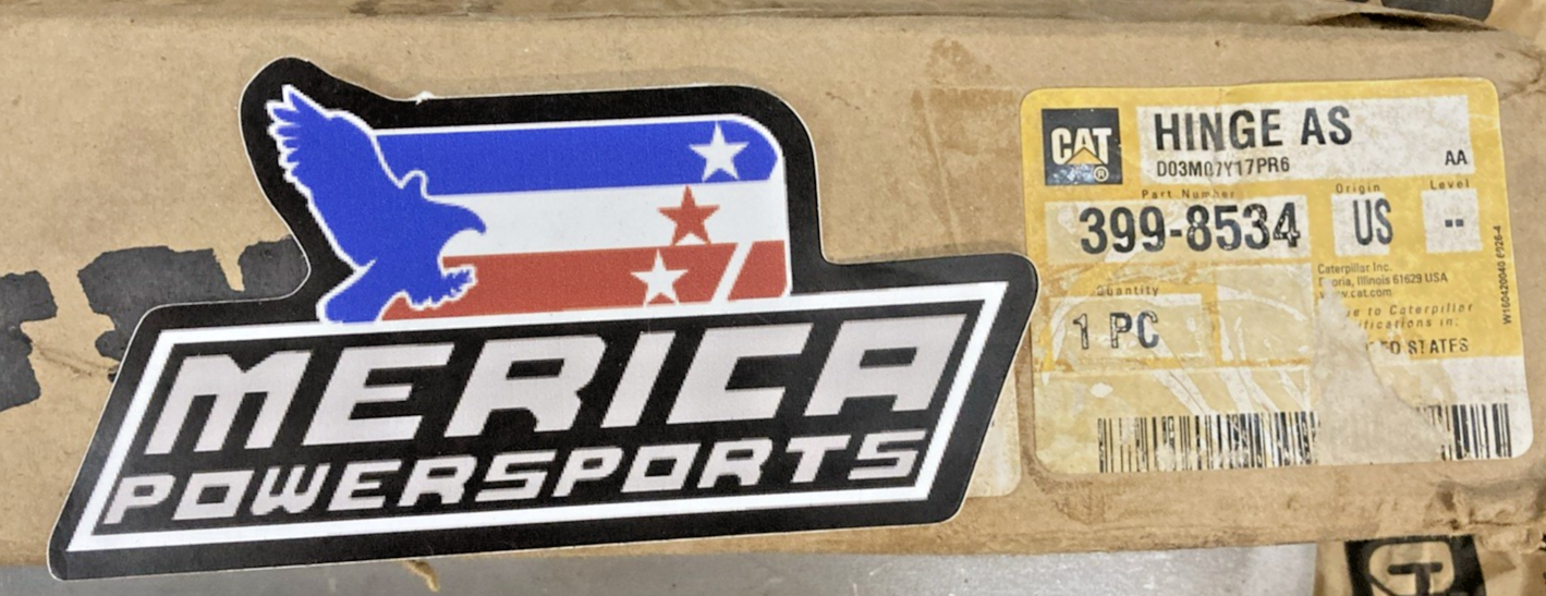 NEW GENUINE CATERPILLAR 399-8534 585mm LONG HYDRAULIC FOLD APRON HINGE