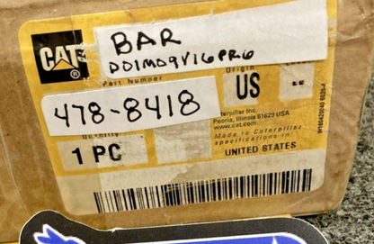 NEW GENUINE CATERPILLAR 478-8418 BAR W (4) 010.9 HEX SOCKET DRIVE FLAT HEAD BOLT