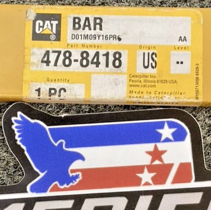 NEW GENUINE CATERPILLAR 478-8418 BAR W (4) 010.9 HEX SOCKET DRIVE FLAT HEAD BOLT