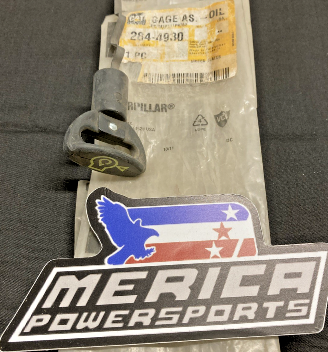 NEW GENUINE CATERPILLAR 284-4930 DIPSTICK OIL LEVEL GAUGE (BLK TOP)