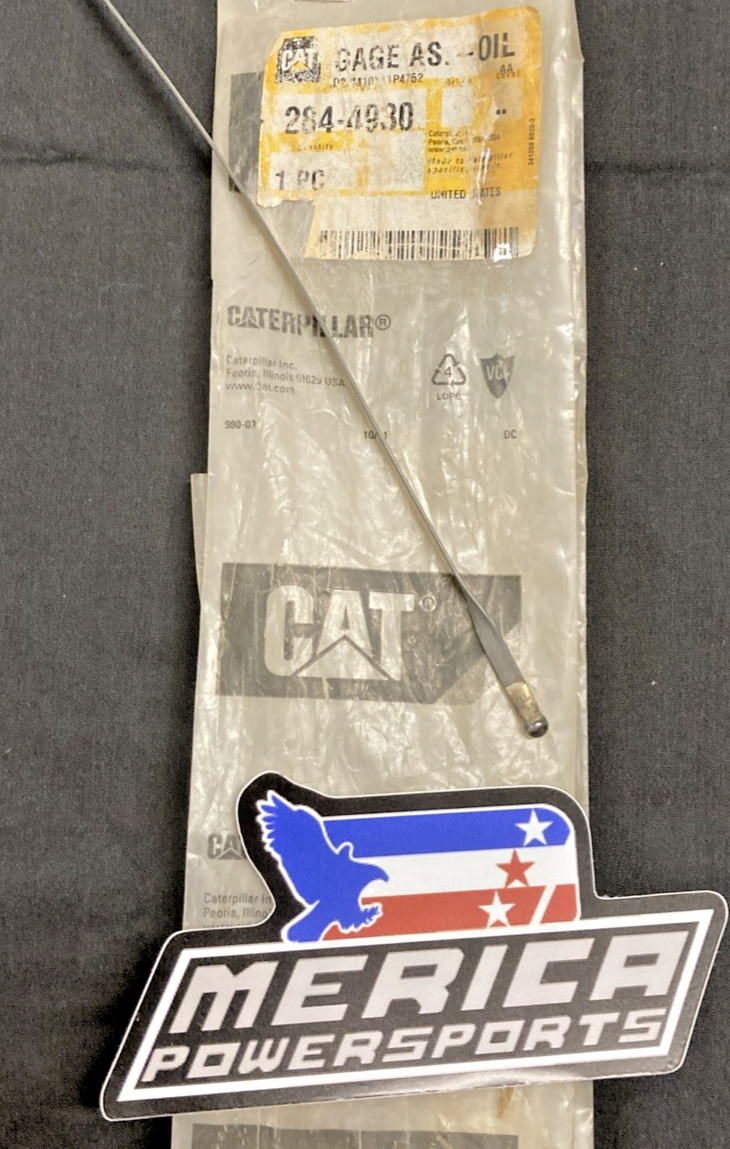 NEW GENUINE CATERPILLAR 284-4930 DIPSTICK OIL LEVEL GAUGE (BLK TOP)
