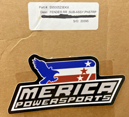 NEW GENUINE HARLEY DAVIDSON 59500523EKX FENDER, RR, SUB-ASSY, PNSTRP
