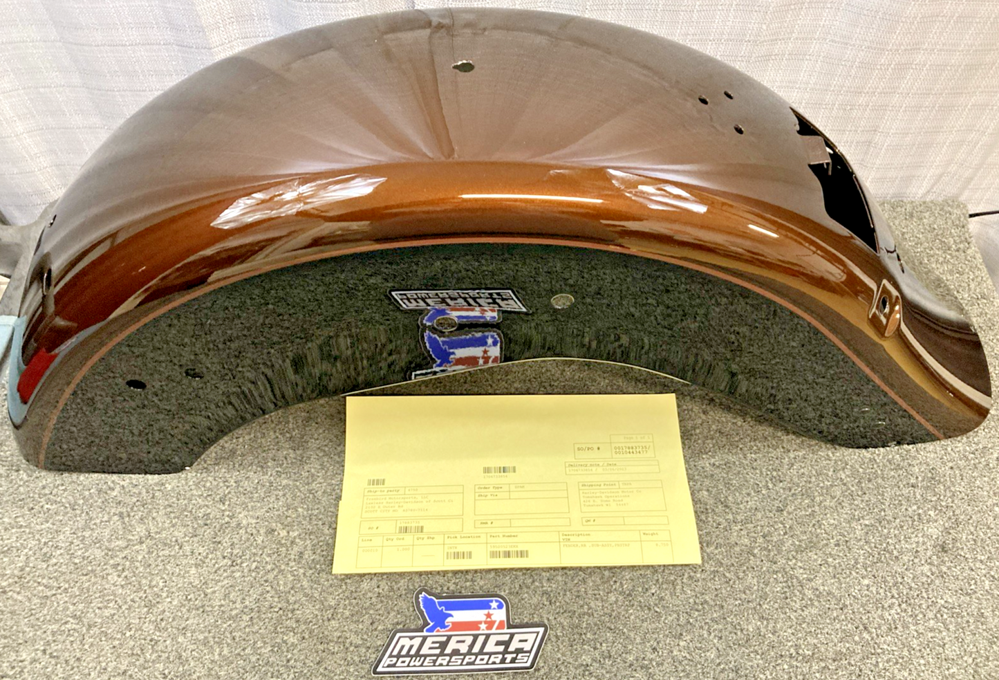 NEW GENUINE HARLEY DAVIDSON 59500523EKX FENDER, RR, SUB-ASSY, PNSTRP