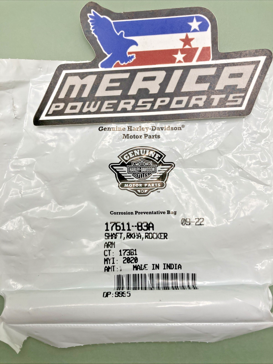 NEW GENUINE HARLEY DAVIDSON 17611-83A ROCKER ARM SHAFT