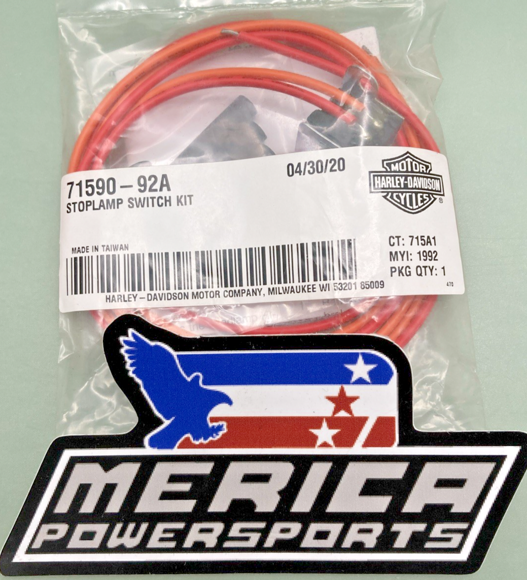 NEW GENUINE HARLEY DAVIDSON 71590-92A FRONT BRAKE SWITCH