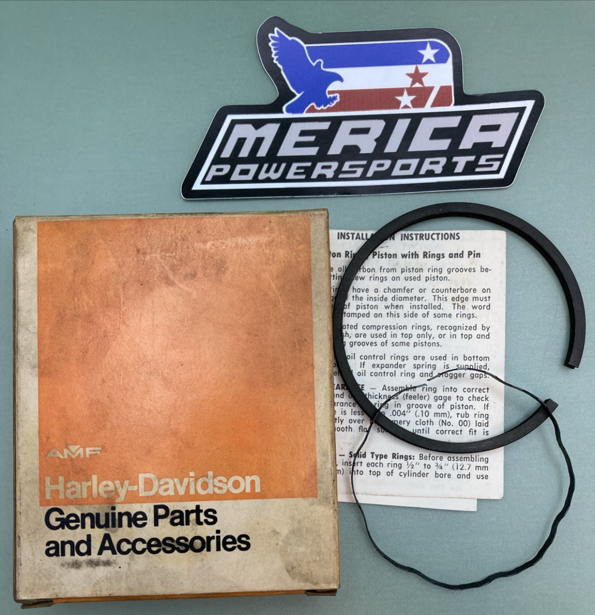 NEW GENUINE HARLEY DAVIDSON 22355-72 Ring set