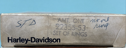 GENUINE HARLEY DAVIDSON 22355-53 Ring set, piston - Panhead FL '53-'64