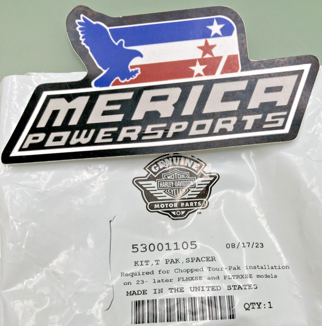 NEW GENUINE HARLEY DAVIDSON 53001105 KIT, T-PAK, SPACER